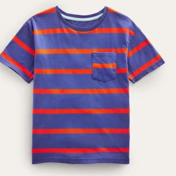 Boden NEW Striped Relaxed T-shirt Size 13-14Y - Picture 1 of 8